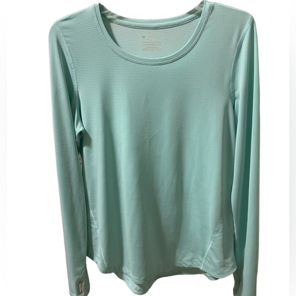 Tek Gear Shirt size medium Mint Green blue exercise athletics - Picture 1 of 7